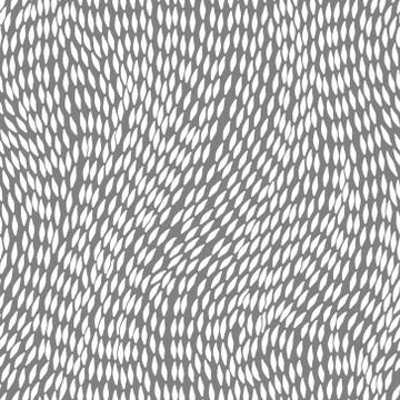 Seamless abstract hand drawn pattern, waves background Stockillustratie