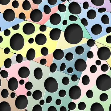 Seamless abstract hand-drawn pattern like stone shape. Stock Illustration