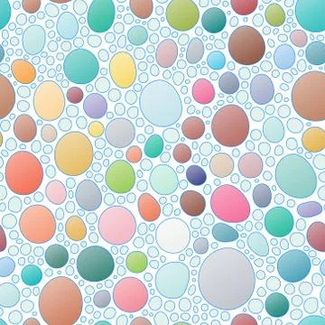 Seamless abstract hand-drawn pattern like stone shape. Stock Illustration