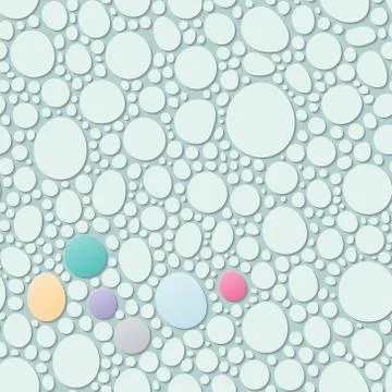 Seamless abstract hand-drawn pattern like stone shape. Stock Illustration