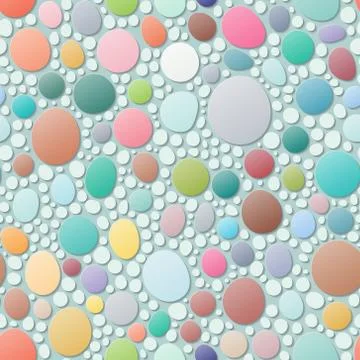 Seamless abstract hand-drawn pattern like stone shape. Stock Illustration