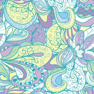 Seamless abstract hand-drawn texture Stock Illustration