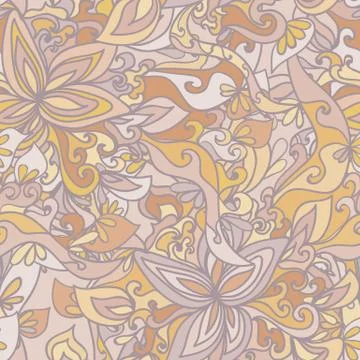 Seamless abstract hand-drawn texture Stock Illustration