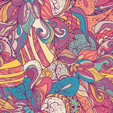 Seamless abstract hand-drawn texture Illustrazione stock