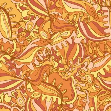 Seamless abstract hand-drawn texture Stock Illustration