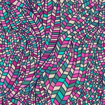 Seamless abstract hand-drawn waves pattern, wavy background. seamless pattern 스톡 일러스트