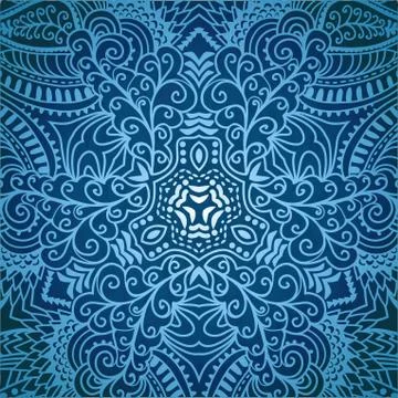 Seamless abstract hand-drawn waves pattern, wavy background. seamless pattern Stock Illustration