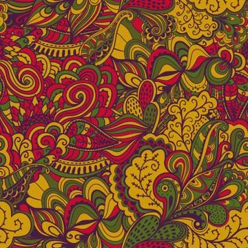 Seamless abstract hand-drawn waves pattern, wavy background. that square desi Stock Illustration