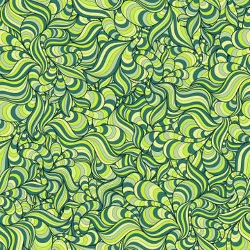 Seamless abstract hand drawn waves pattern 스톡 일러스트