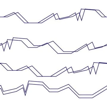 Seamless Abstract Horizontal Lines Pattern Background Illustrazione stock