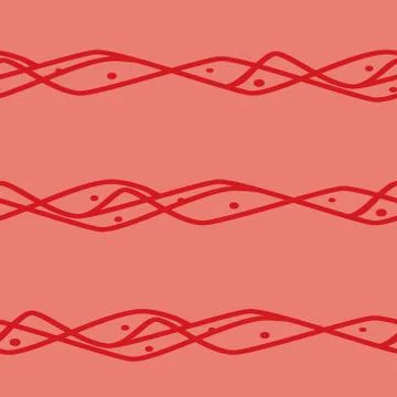 Seamless abstract horizontal lines pattern background Stock Illustration