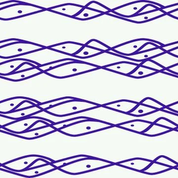 Seamless abstract horizontal lines pattern background Illustrazione stock