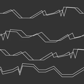 Seamless abstract horizontal lines pattern background Stock Illustration