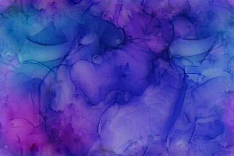 Seamless abstract illustration based on alcohol ink and acrylic paint Stock Illustration