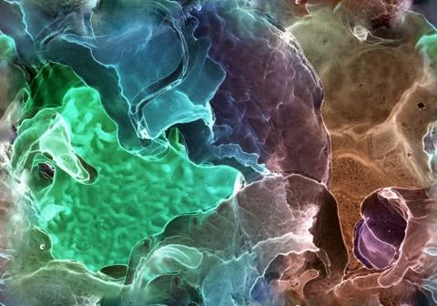 Seamless abstract illustration based on alcohol ink and acrylic paint Stock Illustration