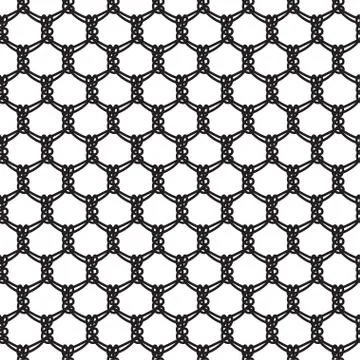 Seamless abstract lace pattern basic ornament needlework Stock Illustration