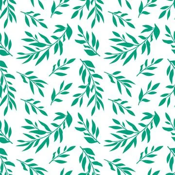 Seamless abstract leaves Stock Illustration
