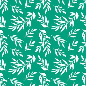Seamless abstract leaves Stock Illustration