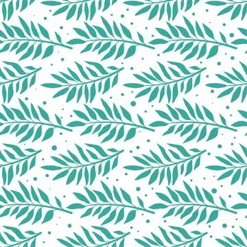Seamless abstract leaves Stock Illustration
