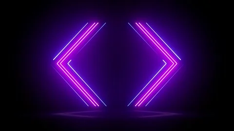 Seamless Abstract Light Beams and Glow Streaks | Cyberpunk Motion 4K Stock Footage 304948529