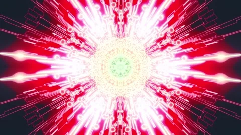 Seamless Abstract Light Flow Loop – 4K VJ Background Stock Footage 317082476