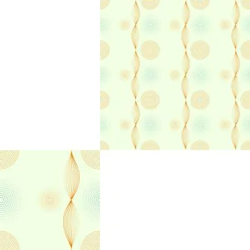 Seamless abstract light geometric pattern with pattern unit. Stock Illustration