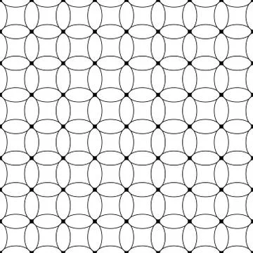 Seamless abstract linear grid indian art ornamental pattern. Stock Illustration