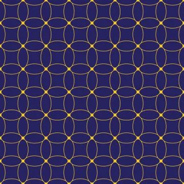 Seamless abstract linear grid indian art ornamental pattern. Illustrazione stock