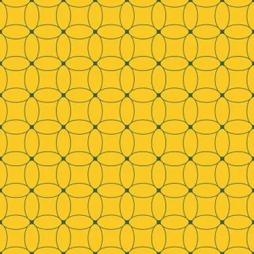 Seamless abstract linear grid indian art ornamental pattern. Stock Illustration