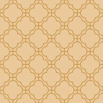 Seamless abstract linear grid indian, persian or moroccan art ornamental patt Stock Illustration