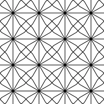 Seamless abstract linear pattern. Stock Illustration