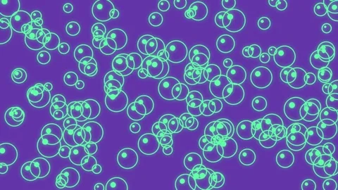 Seamless abstract liquid bubble pattern in deep teal and vibrant green colors Stockbeeldmateriaal 339793989