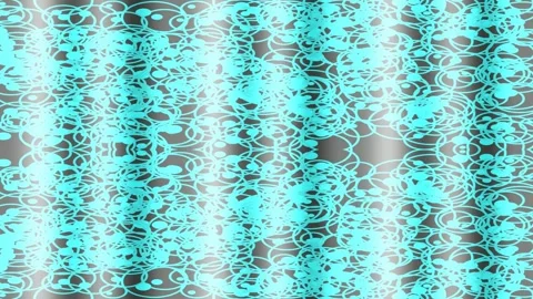 Seamless abstract liquid flow background pattern in cyan and teal colors 動画素材 339499587