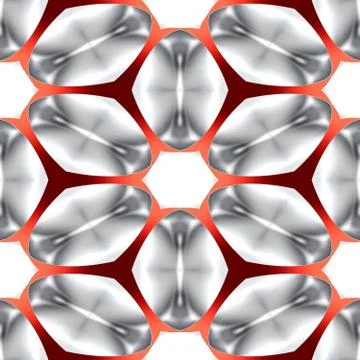 Seamless abstract metallic clean simple texture or background with reticular Stock Illustration