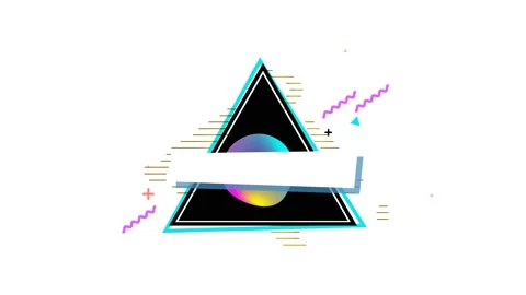 Seamless abstract modern geometric triangle. Stock Footage 95743062