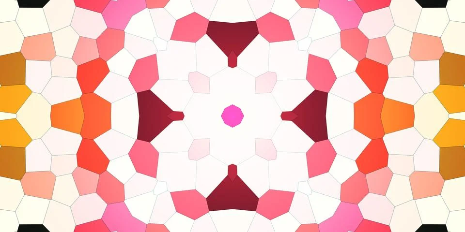 Seamless abstract mosaic pattern. Panoramic texture. Repeating pattern 스톡 일러스트