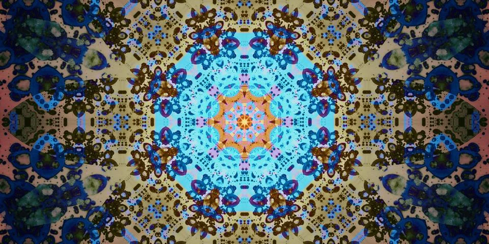 Seamless abstract mosaic pattern. Panoramic texture. Repeating pattern Stock-Fotos