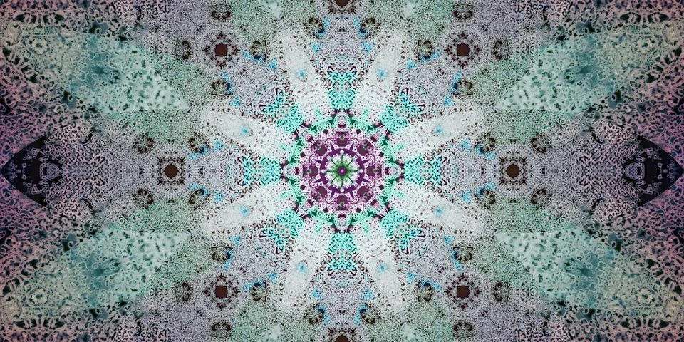 Seamless abstract mosaic pattern. Panoramic texture. Repeating pattern Foto stock
