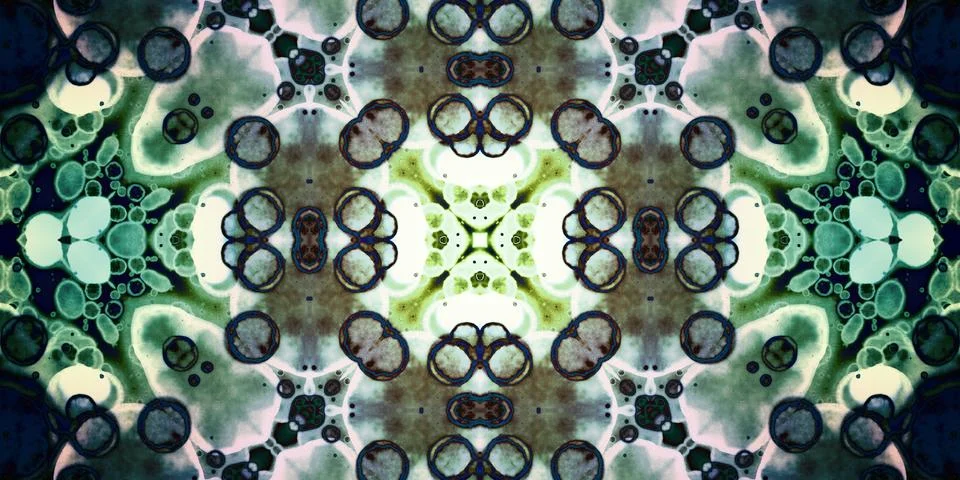 Seamless abstract mosaic pattern. Panoramic texture. Repeating pattern Foto stock