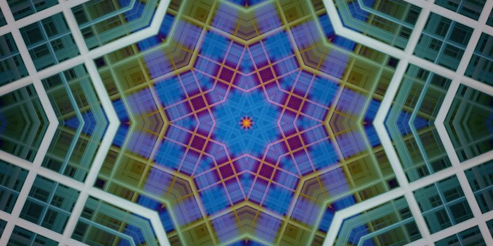 Seamless abstract mosaic pattern. Panoramic texture. Repeating pattern Stock Photos