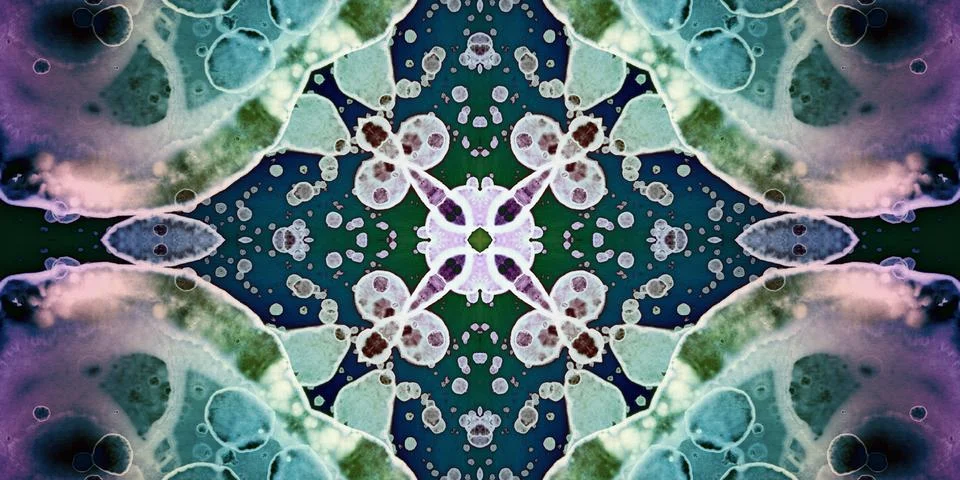 Seamless abstract mosaic pattern. Panoramic texture. Repeating pattern Foto stock