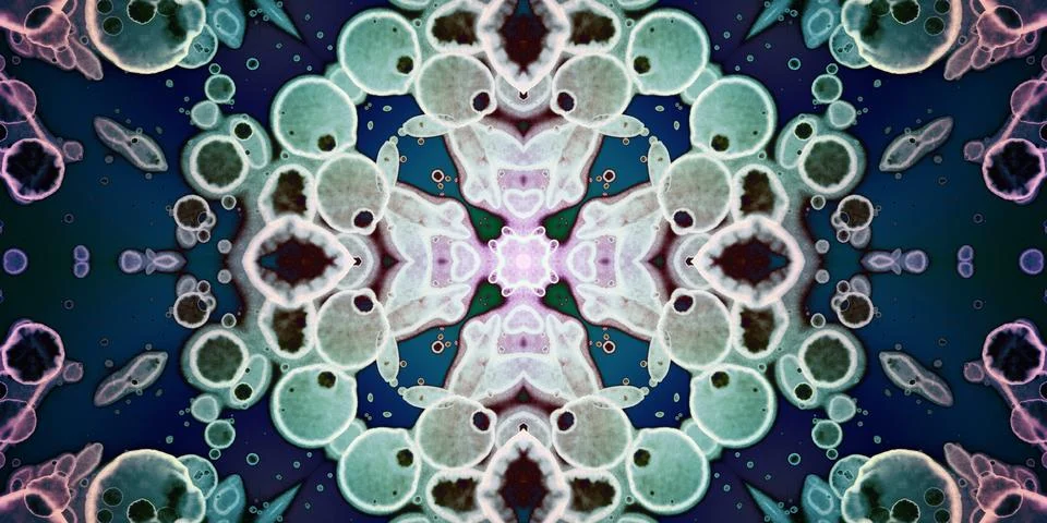 Seamless abstract mosaic pattern. Panoramic texture. Repeating pattern Stock Photos