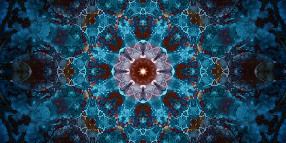 Seamless abstract mosaic pattern. Panoramic texture. Repeating pattern Stock Photos