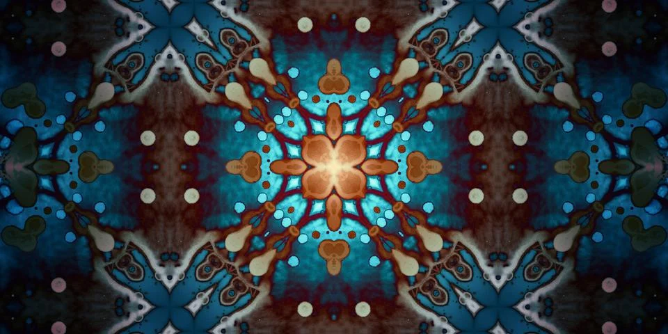 Seamless abstract mosaic pattern. Panoramic texture. Repeating pattern Stock Photos