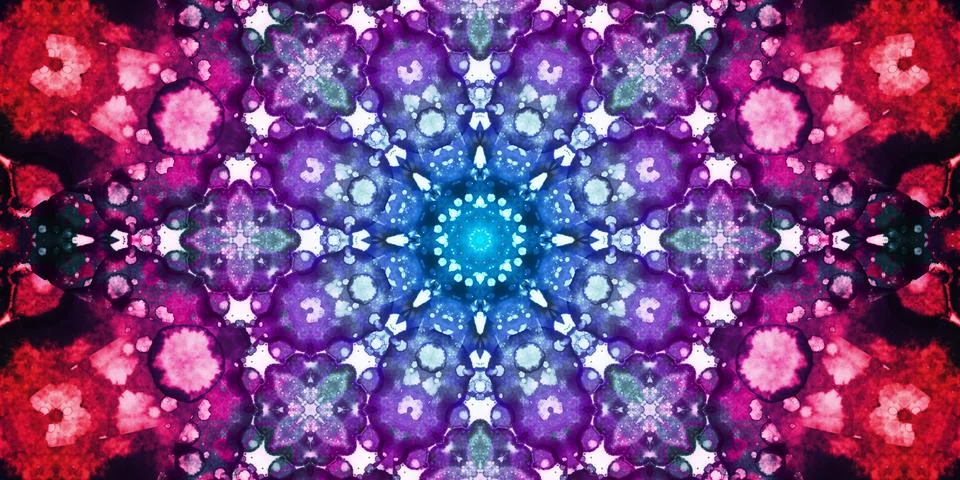 Seamless abstract mosaic pattern. Panoramic texture. Repeating pattern Stock Photos
