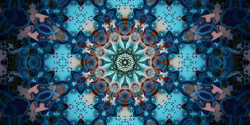 Seamless abstract mosaic pattern. Panoramic texture. Repeating pattern Stock Photos