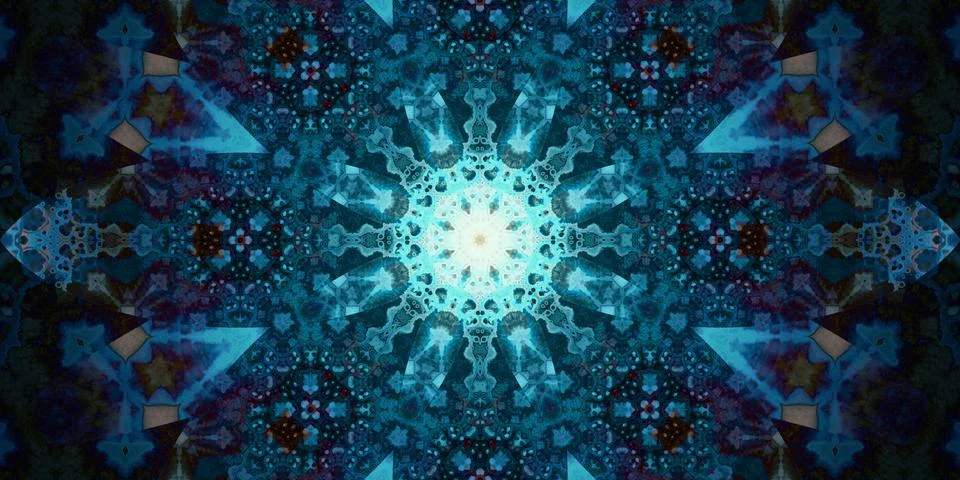 Seamless abstract mosaic pattern. Panoramic texture. Repeating pattern Stock Photos