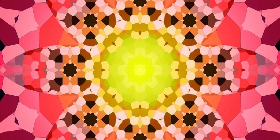 Seamless abstract mosaic pattern. Panoramic texture. Repeating pattern Stock Photos