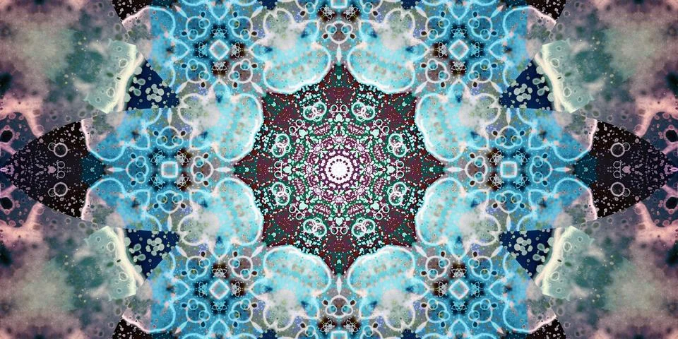 Seamless abstract mosaic pattern. Panoramic texture. Repeating pattern Stock Photos