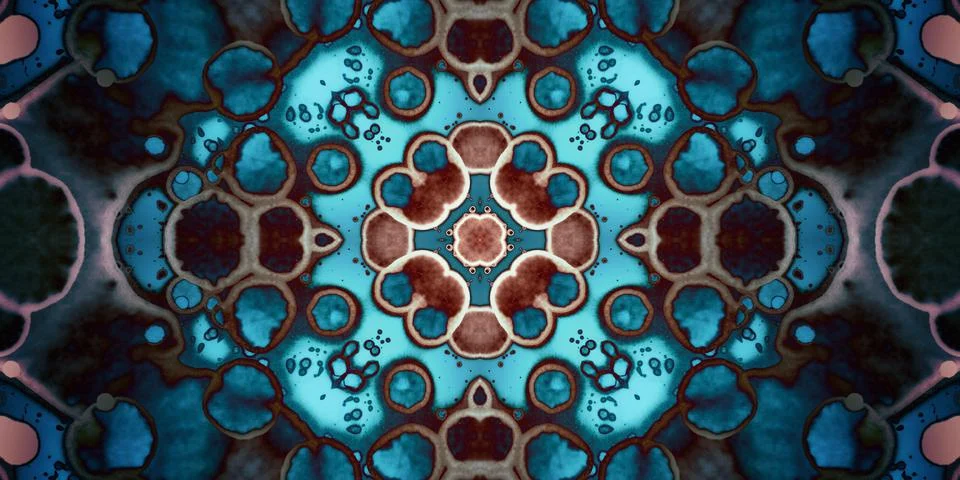 Seamless abstract mosaic pattern. Panoramic texture. Repeating pattern Stock Photos